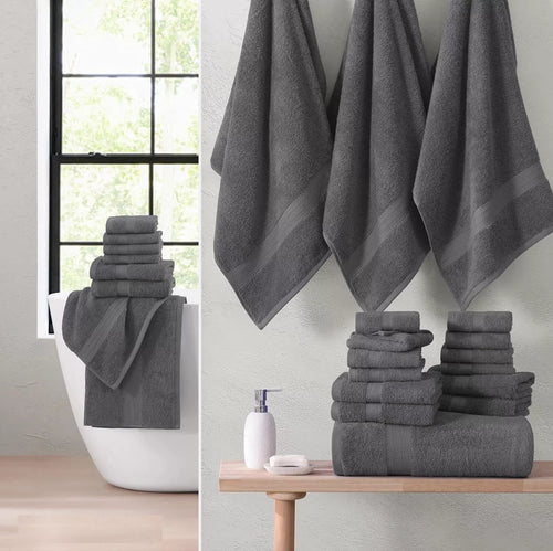 6 Piece 800GSM Towel Bale- 100% Cotton Towelsworld